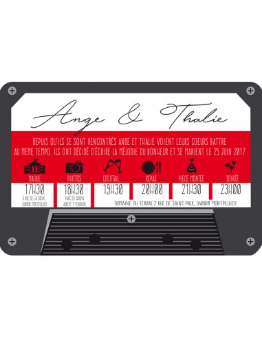 Un timbre de mariage Cassette Audio Vintage