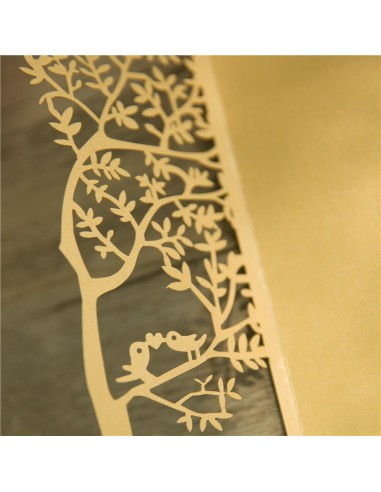 Faire-part Mariage Nature Arbre en Coeur - POC0150